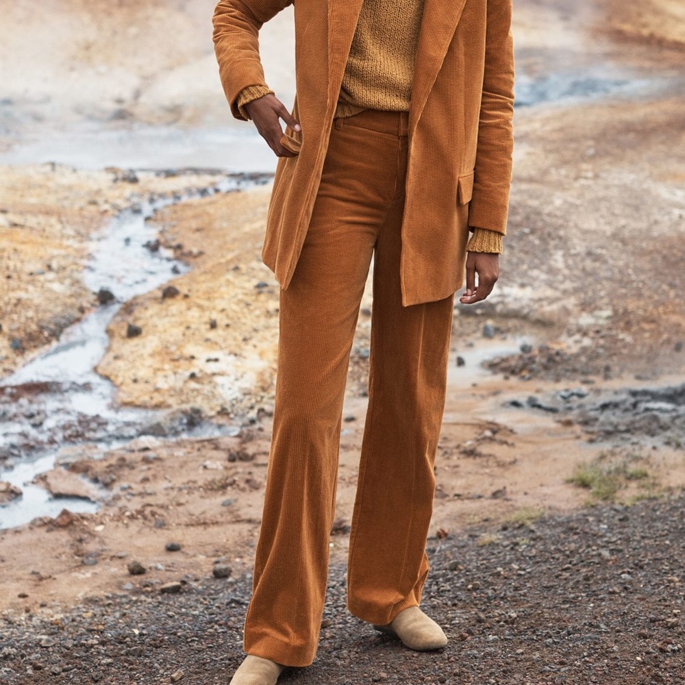 🚫Final Sale🚫 Mango High-waist Corduroy Pants